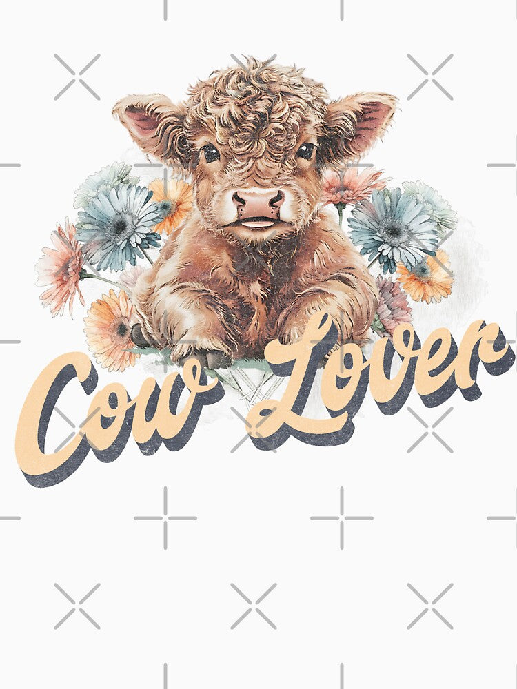 Baby Highland Cow, Cow Lover, Cute Highland Cow by Mariana Piana