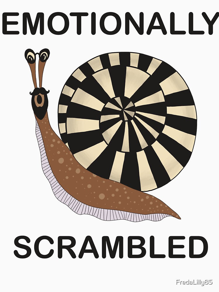 Monochrome Mike – The SnailMate of Overthinking by FredaLilly85