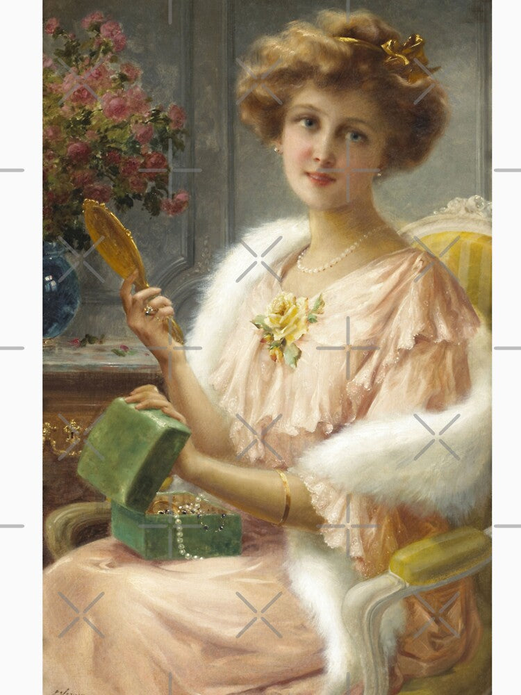 Lady with a Mirror by LadybellVintage