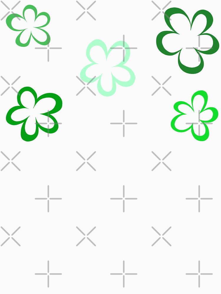 Funky Green Retro Flowers Sticker Pack by that5280lady