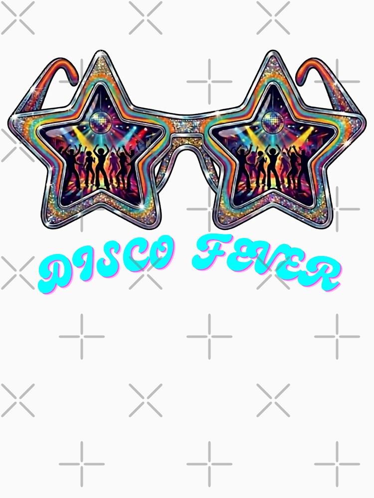 Retro 70s Disco Fever Star Sunglasses Graphic by KelliesGrafix