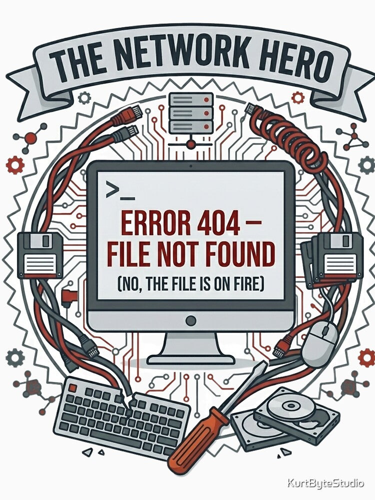Error 404  File Not Found (Premium IT Design) by KurtByteStudio