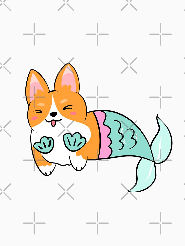 Cute Corgi Mermaid by AndyWong