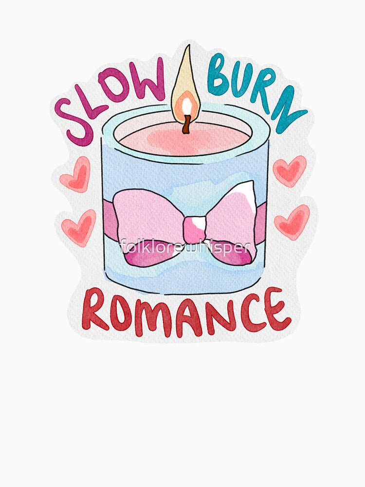 slow burn romance | romance books | bookish merch by folklorewhisper