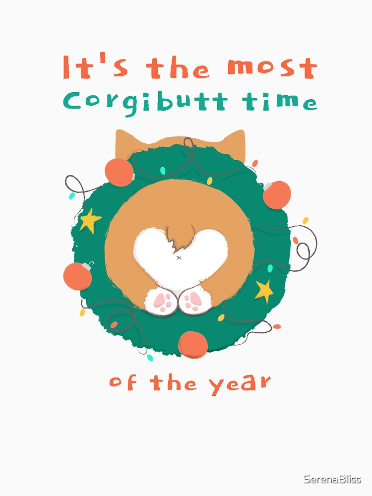 Corgi Butt Christmas by SerenaBliss