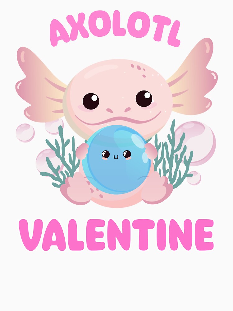 Axolotl Valentine - Axolotl Valentine Romantic by Fede Prints