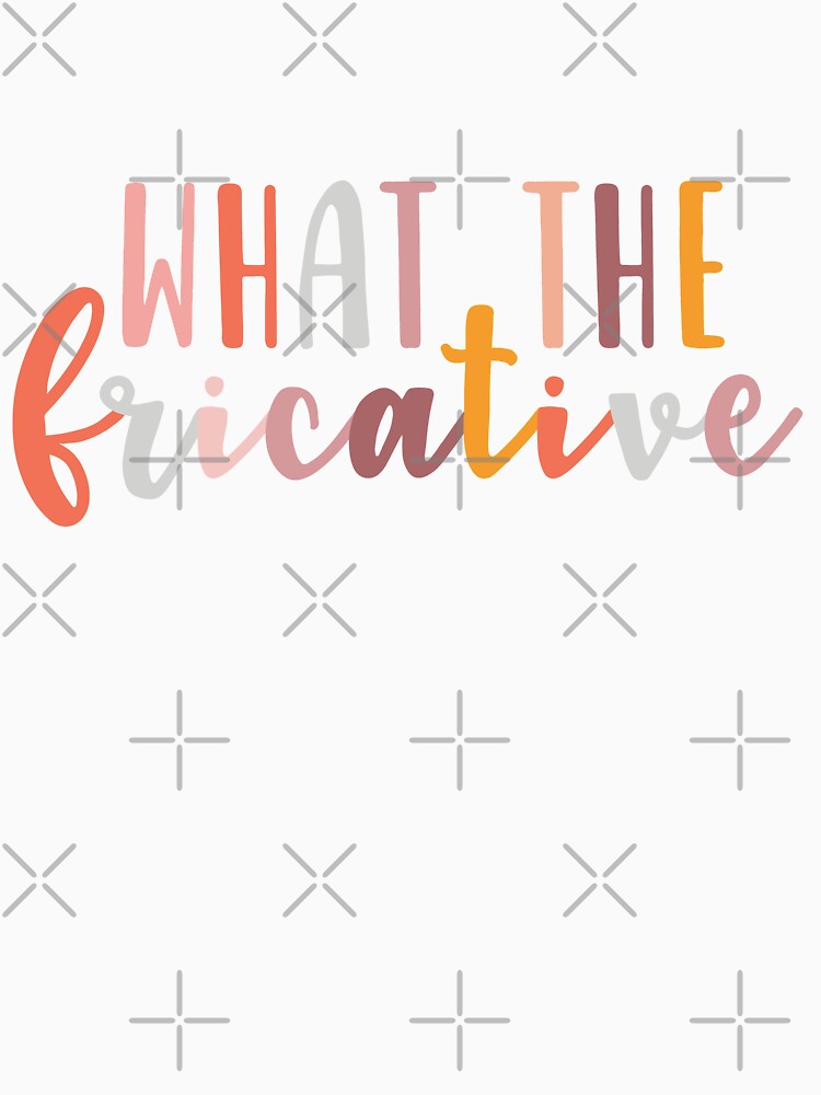What the Fricative Speech Language Pathologist Speechie Boho Rainbow Retro by sweetheartistic