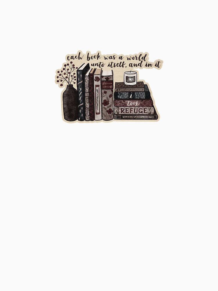 Take Refuge In Books by ping prints