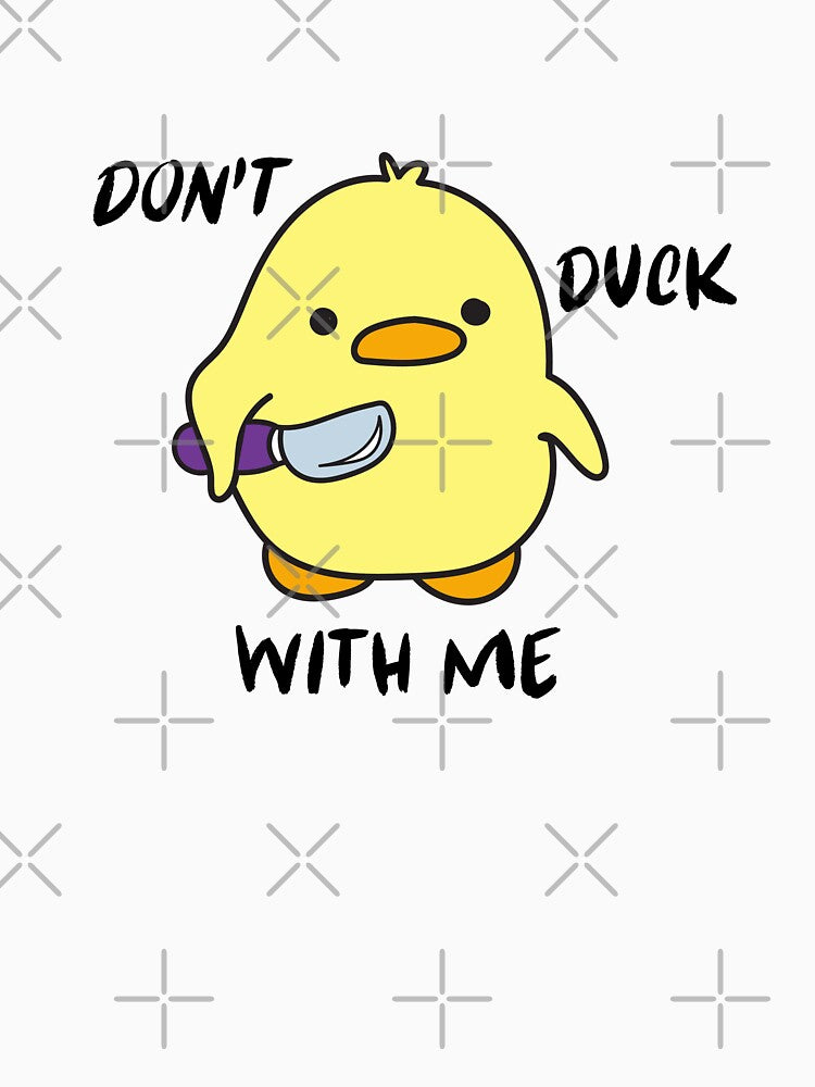 Funny duck sticker |duck with knife sticker | cute duck sticker | water bottle sticker | Laptop sticker | by Walmarval ⭐⭐⭐⭐⭐