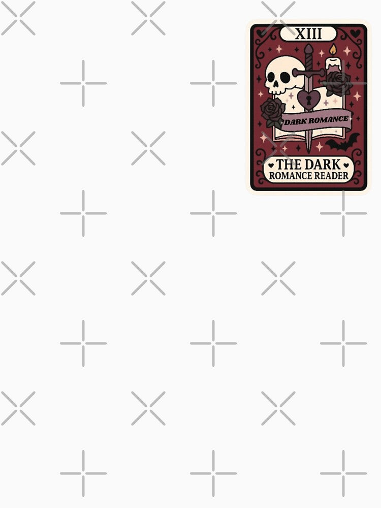 The Dark Romance Reader Tarot Card – Dark Romance Bookish Aesthetic Sticker by theliteraryedit