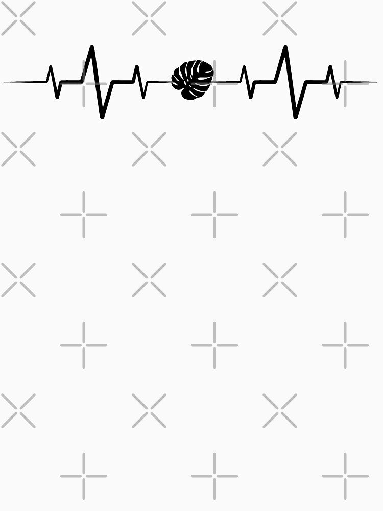 Plant Heartbeat Monstera Leaf by stermitkermit
