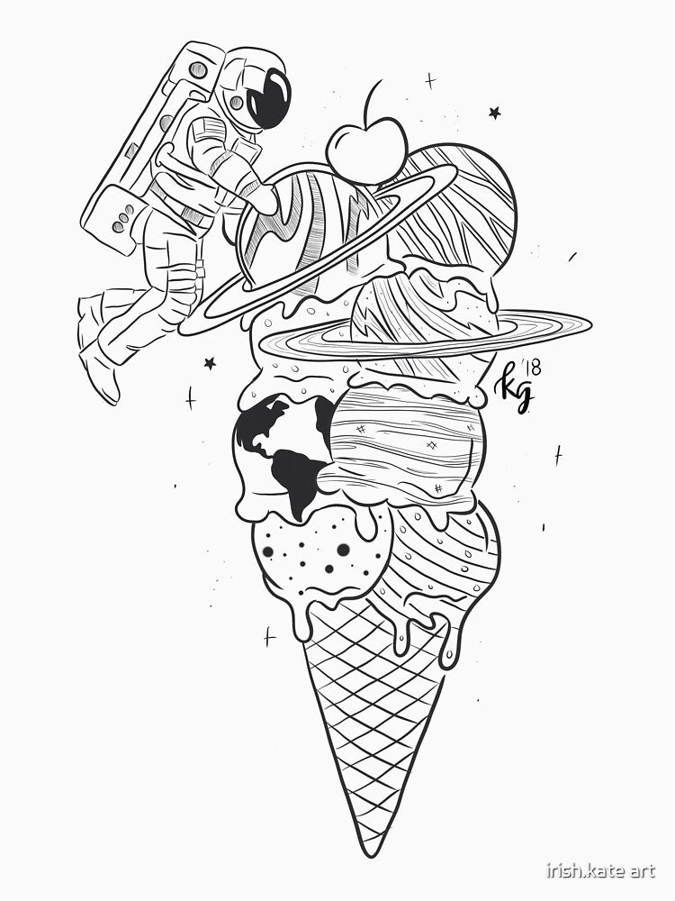 Mars Ice Cream by irish.kate art