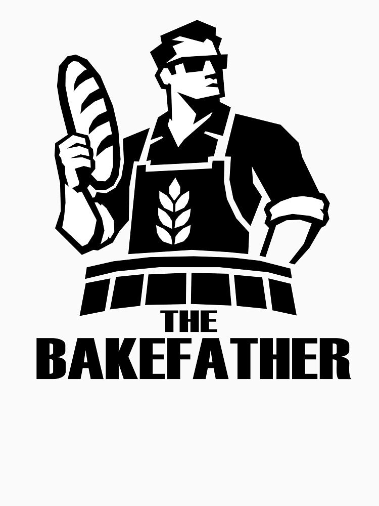 The Bakefather – Funny Baking Dad Gift by matybrak
