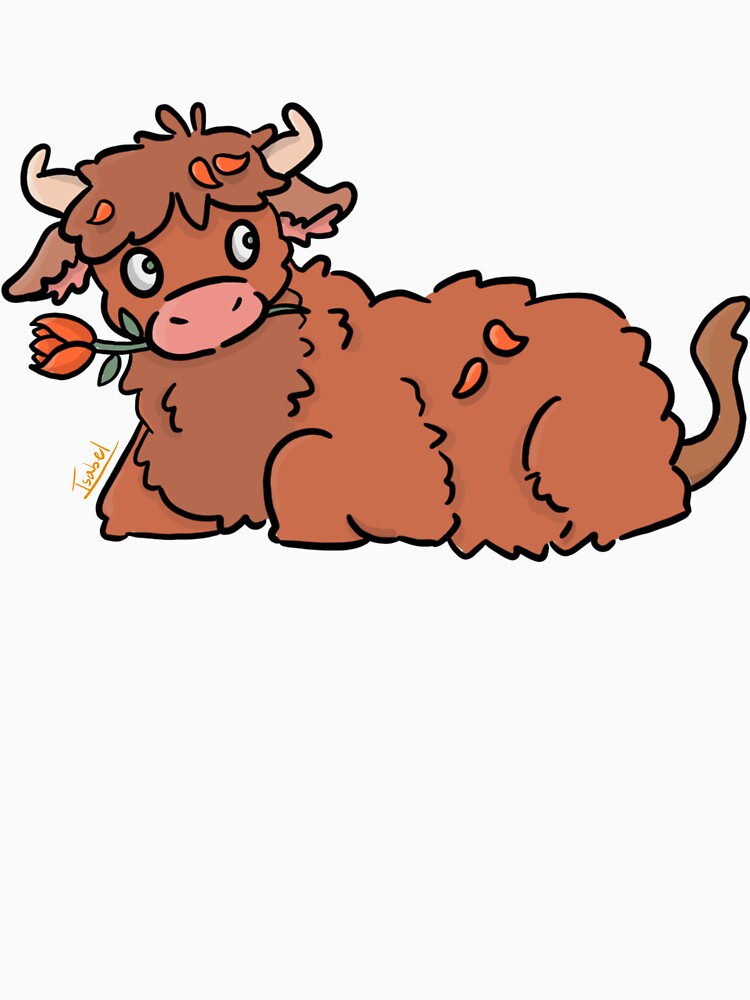 Fluffy Cow by SpiderDoodles