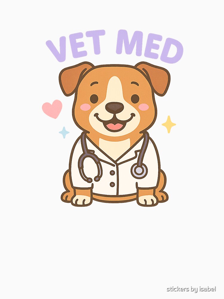 Pitbull Vet Med by stickers by isabel