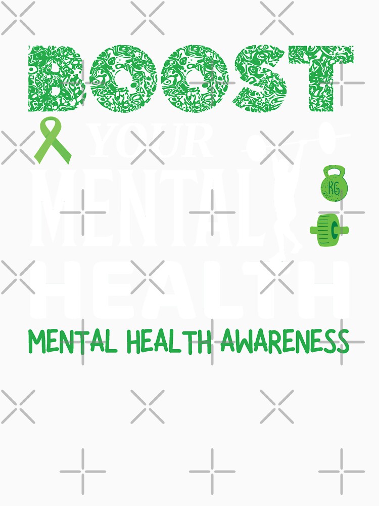 Mental Health Awareness - Boost Your Mental Health With Exercise by OwlCanvas