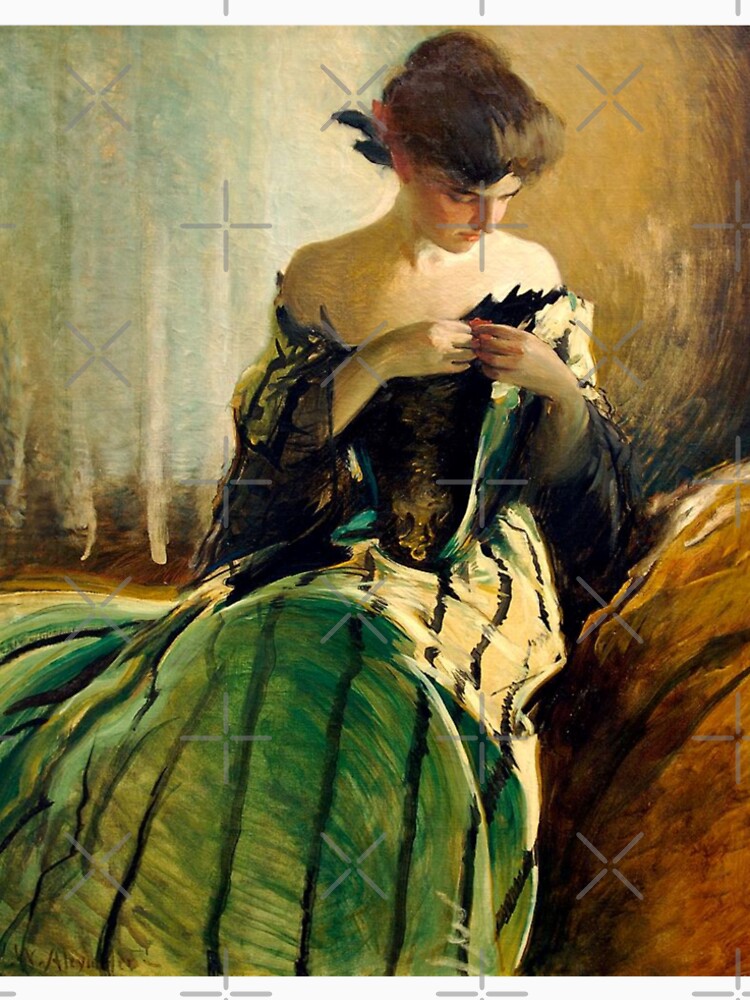 Study in Black and Green by LadybellVintage