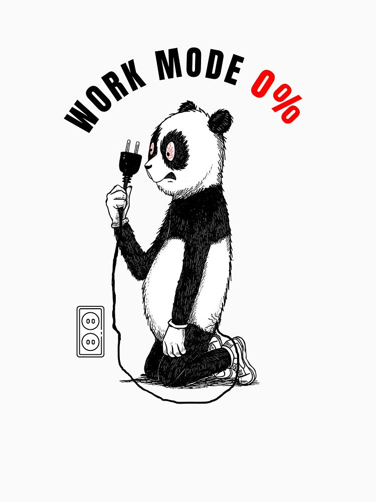 Rubber Hose Panda- 0 % Work Mode by KateOlimpiaArt