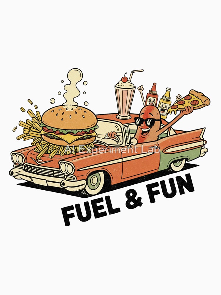 Fuel & Fun! Retro Hot Dog Road Trip by AI Experiment Lab