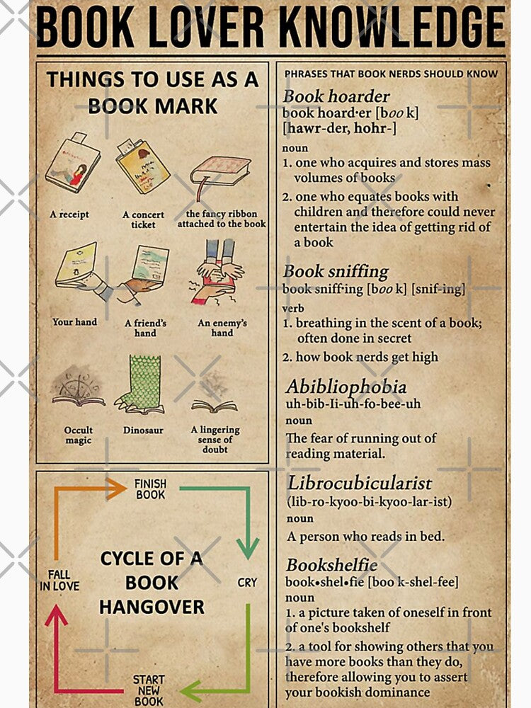 Book Lover Knowledge by NanLeArt