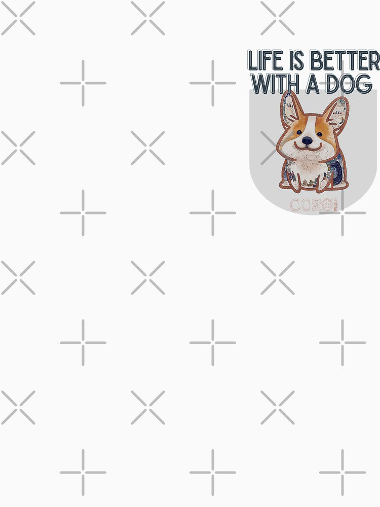 Corgi Series Star_Style AP_002, dog animal funny cute T-Shirt shirt CorgiMANIA by aniMo Japan