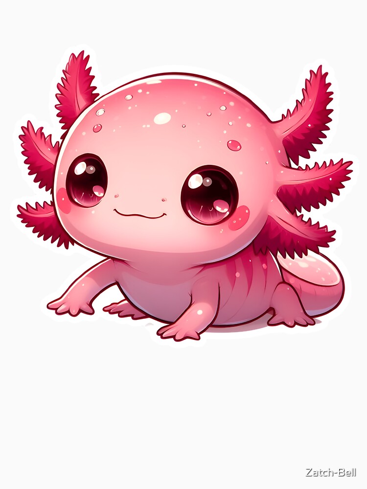 Adorable Pink Axolotl by Zatch-Bell
