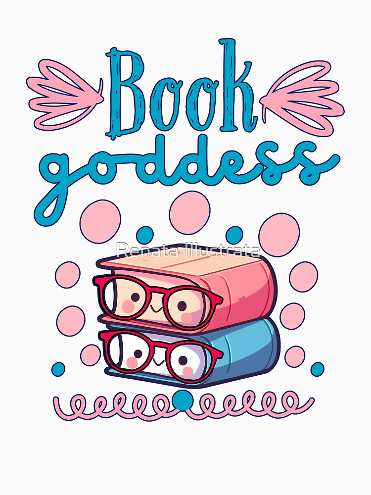 Book Goddess Cozy Reading Book Quote by Renata Illustrata