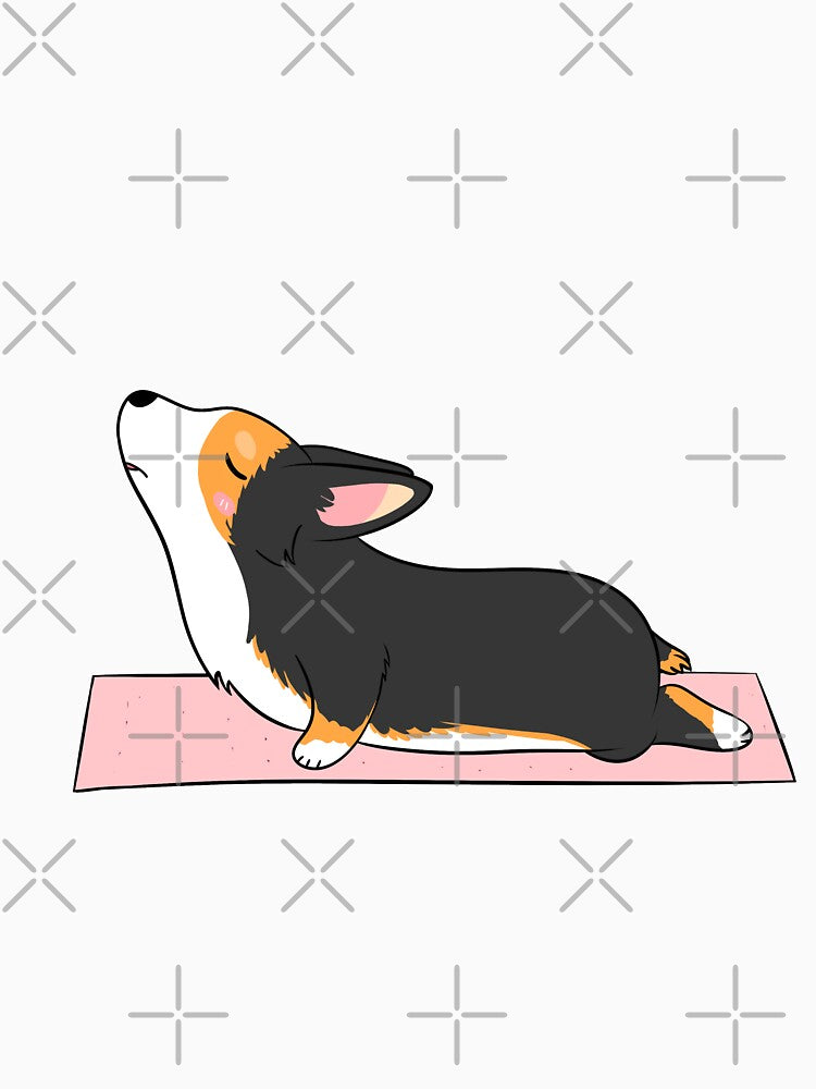 Cute Corgi Yoga by AndyWong
