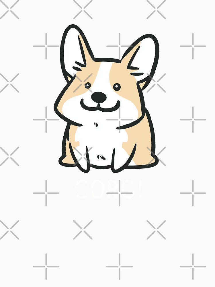 Corgi Series Star_Style A_005, dog animal funny cute T-Shirt shirt CorgiMANIA by aniMo Japan