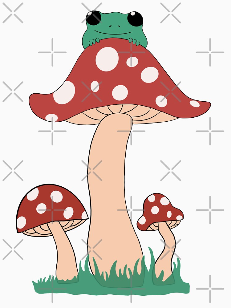 Frog on mushroom by YonivanL