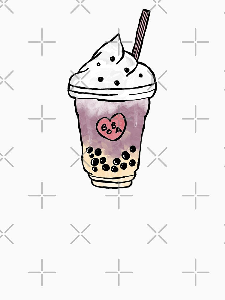 Taro milk tea doodle by Krenbxrry