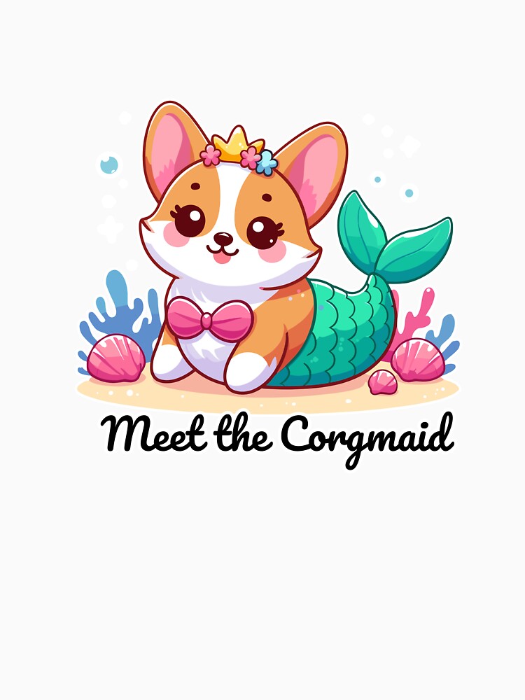 Corgmaid, Corgi Mermaid by Pawshimi Studio