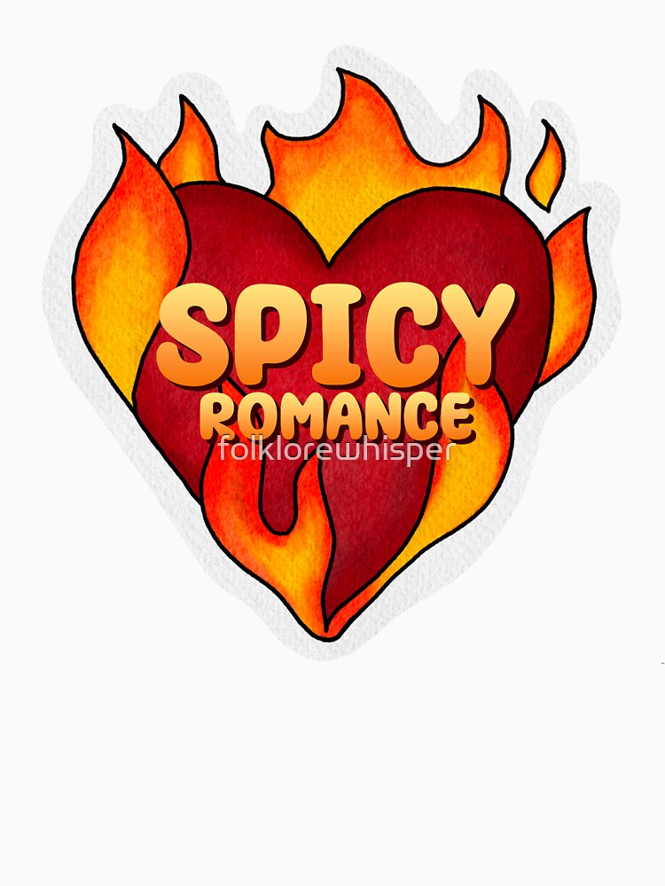 spicy romance | romance books | bookish merch by folklorewhisper