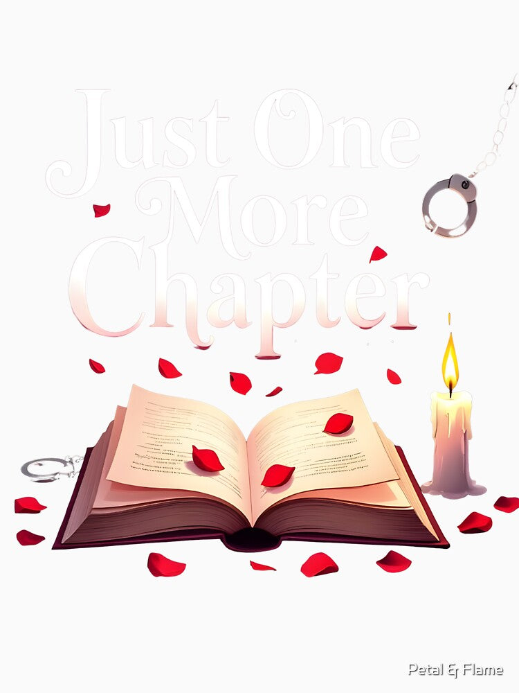 Just One More Chapter | Dark Romance Reader Design – Crimson Edition by Petal & Flame
