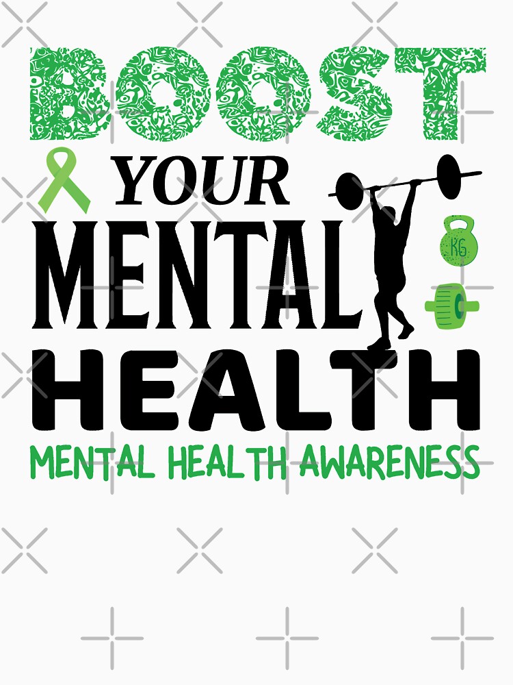 Mental Health Awareness - Boost Your Mental Health By Exercising by OwlCanvas