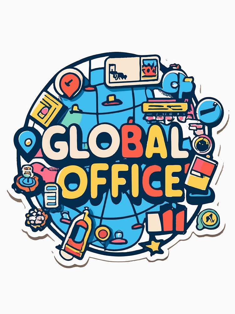 Global Office Comic Book Style Design by NiftyWrx