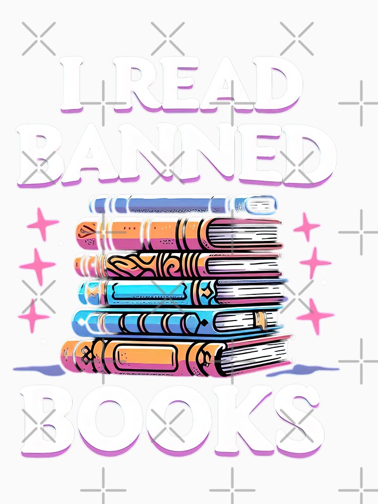 I read banned books by Emegan Print Art