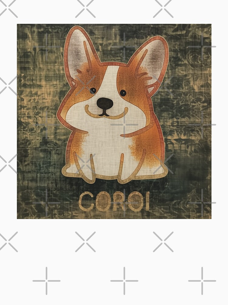 Corgi Series Star_Style A_009, dog animal funny cute T-Shirt shirt CorgiMANIA by aniMo Japan