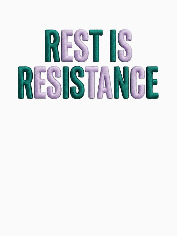 LPN Rest is Resistance | Sustainable Nursing 3D Puffy Design by The Niche Lab