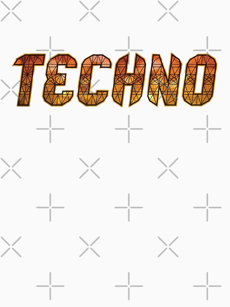 Techno music - gold & orange by sunsetgraphics