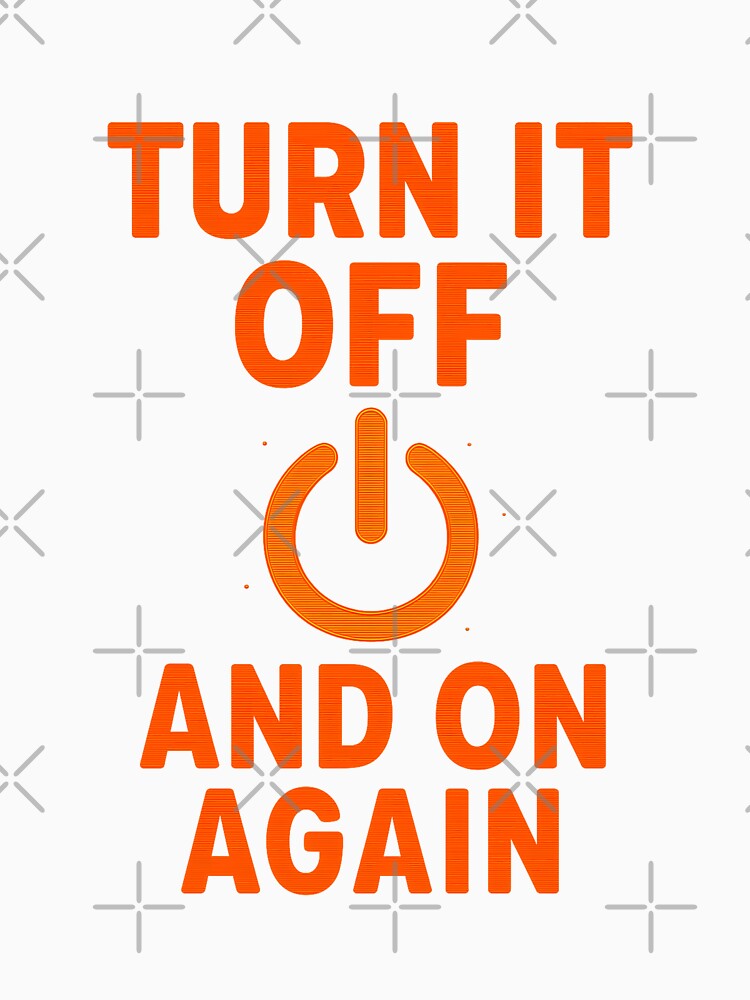 Turn It Off and On Again – Power Reset Classic by inkNext