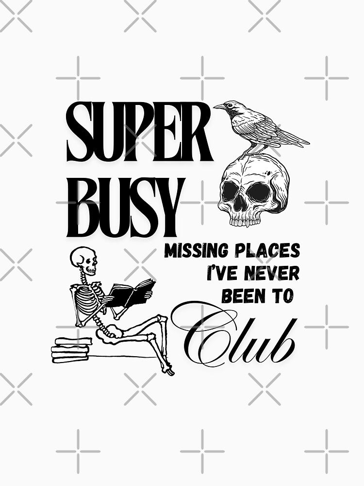 Super Busy Missing Place I've Never Been to Book Club | Bookish by reader of books