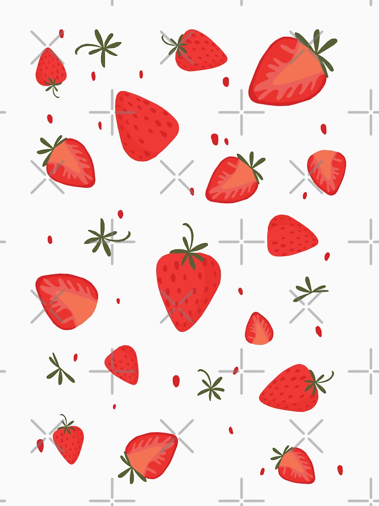 Vintage Strawberry Pattern by KewaleeTee