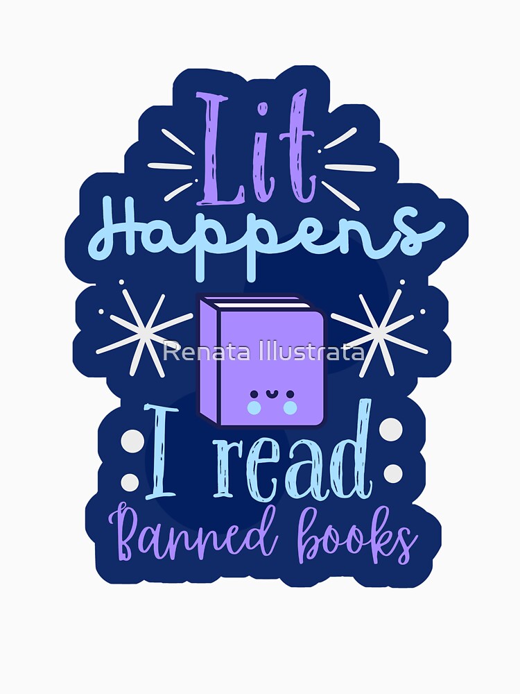 I Read Banned Books BookNerd by Renata Illustrata