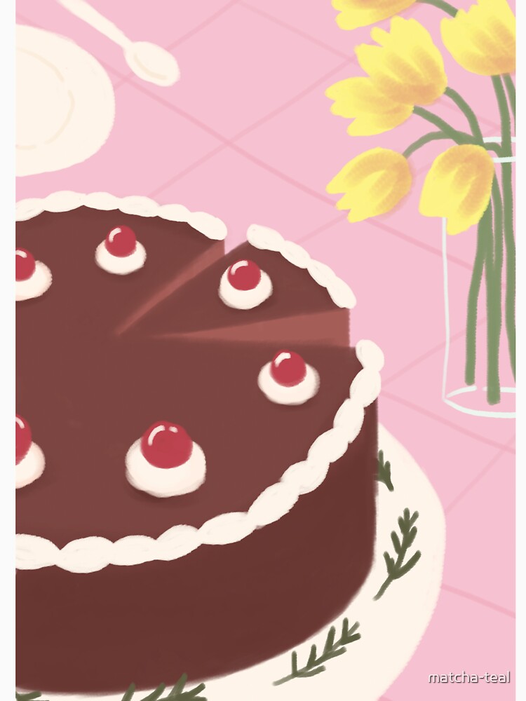 Chocolate Cake and Tulips by liloreleii
