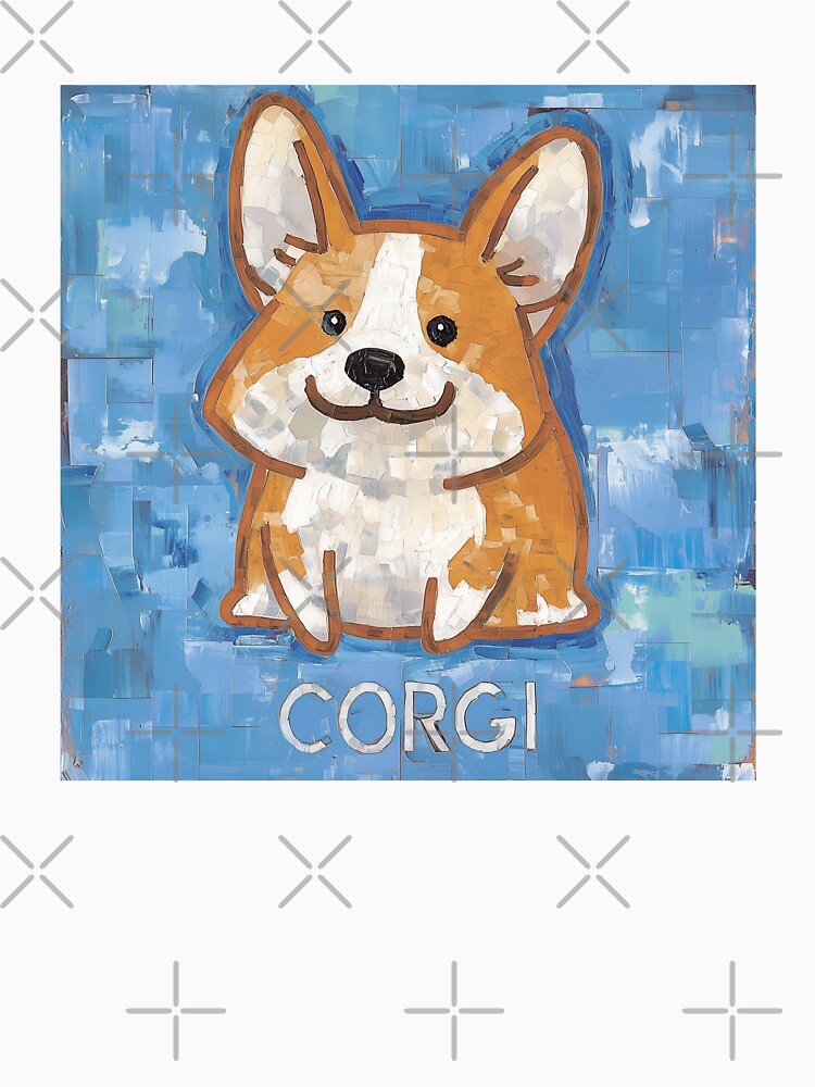 Corgi Series Star_Style A_008, dog animal funny cute T-Shirt shirt CorgiMANIA by aniMo Japan