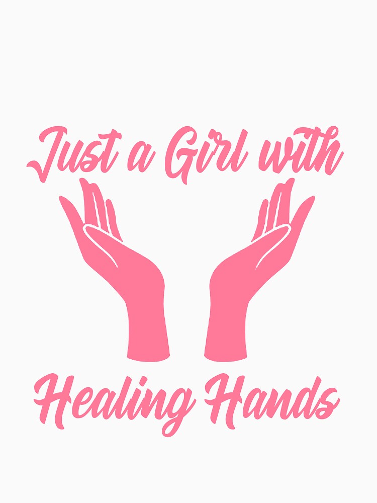 Physical Therapist Gift Just a Girl with Healing Hands by Mesyo