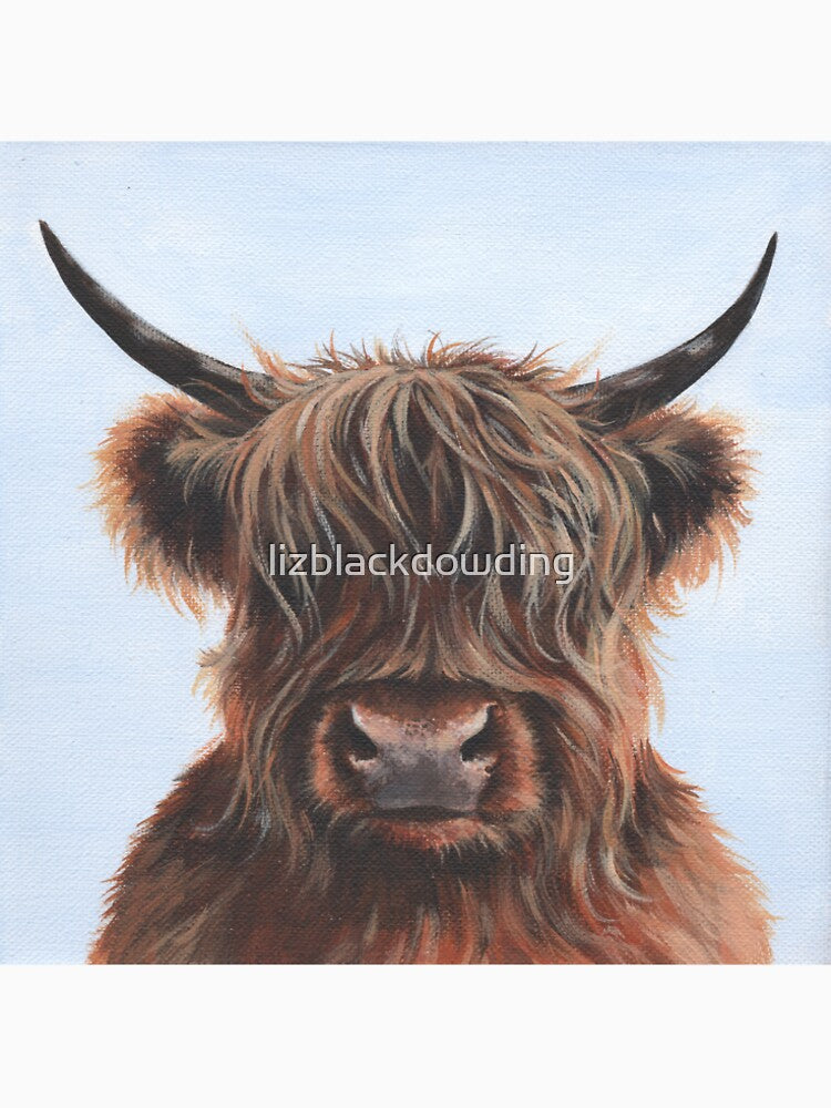 Highland Cow by lizblackdowding