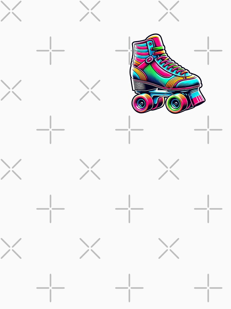 Retro Neon Roller Skate by M-ormin