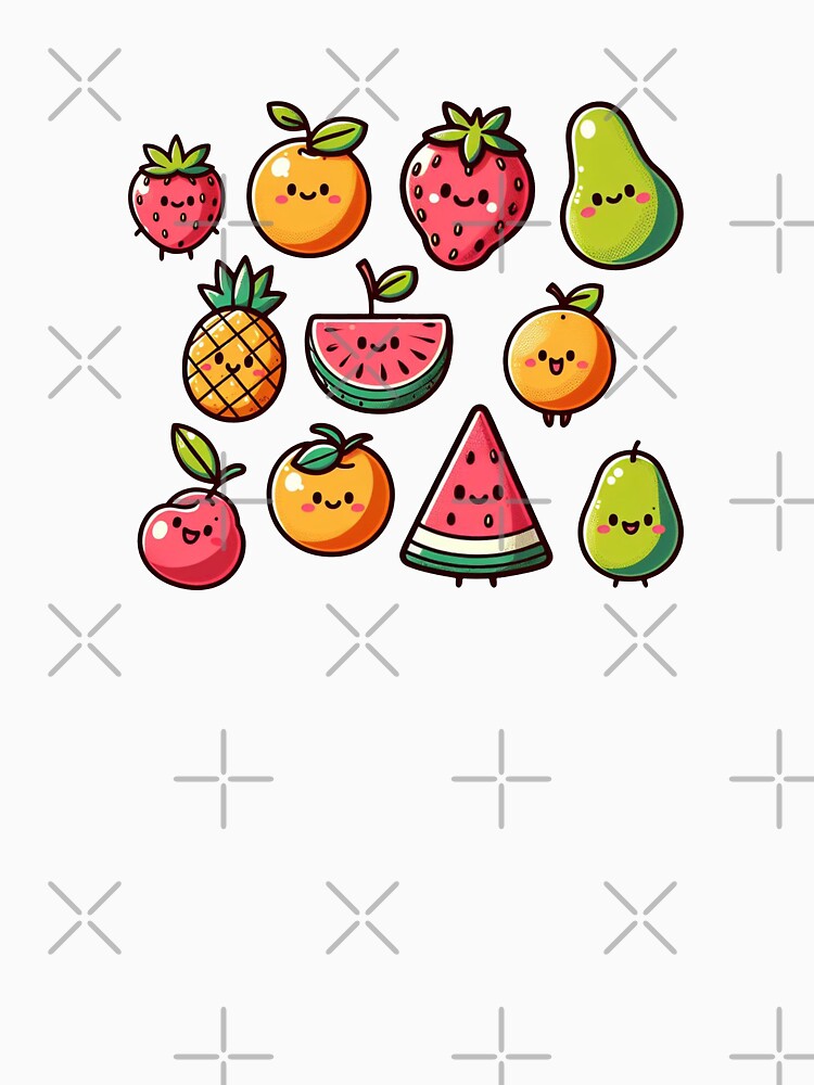 Retro fruits pack - Happy Fruits by revsdesign